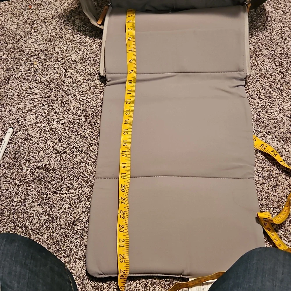 Petunia Pickle Bottom Gray Diaper Bag with Geometric Design